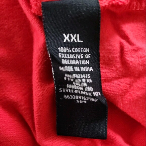 LL Cool J T-Shirt Men's Sz XXL Red Short Sleeve Shirt Streetware Y2K Trend Retro - Picture 6 of 10